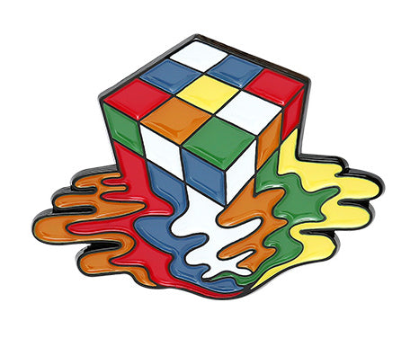 Cubing Brooch (Melted - Cube)