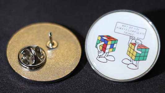 Cubing Brooch (Why - Cube)
