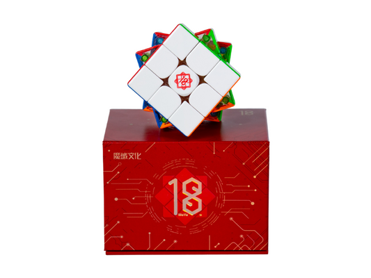 MoYu WeiLong V11 3x3 (20-Magnet Ball-Core + MagLev + UV) - 18th Anniversary Edition