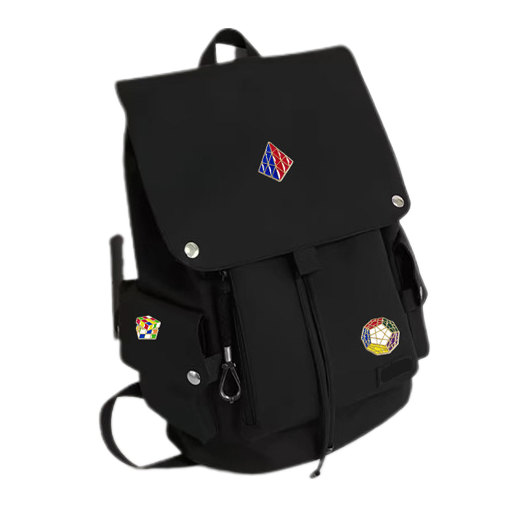 Magnetic Brooch Badge - Pyraminx