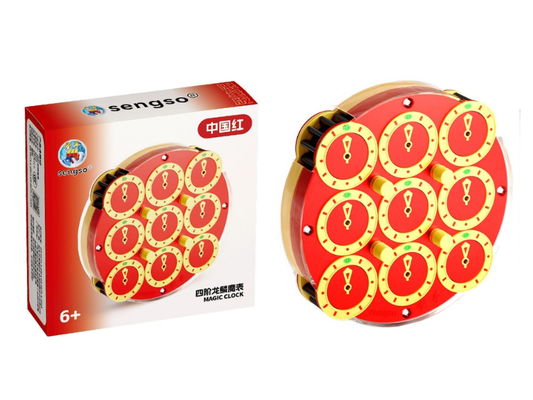 ShengShou Magnetic Clock V2 (Red Limited Edition)