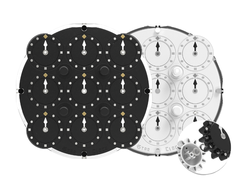 ESTAR Clock (Magnetic + Bearings)