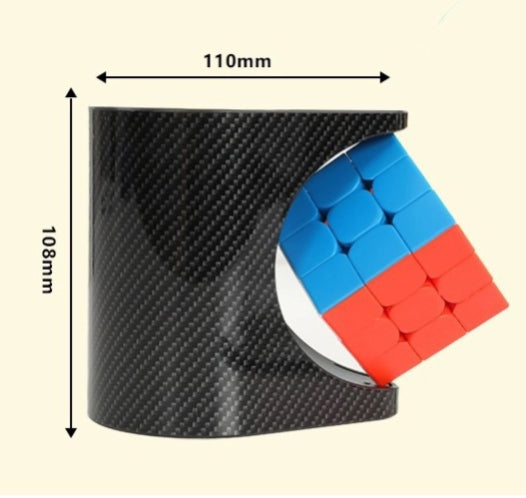 Pen Holder Cube Stand (Carbon Fiber Stickers)