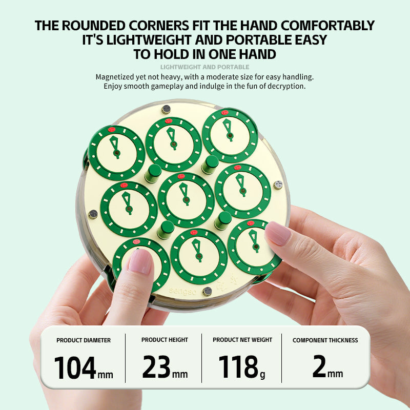 ShengShou Magnetic Clock V2 (Miracle Green Limited Edition)