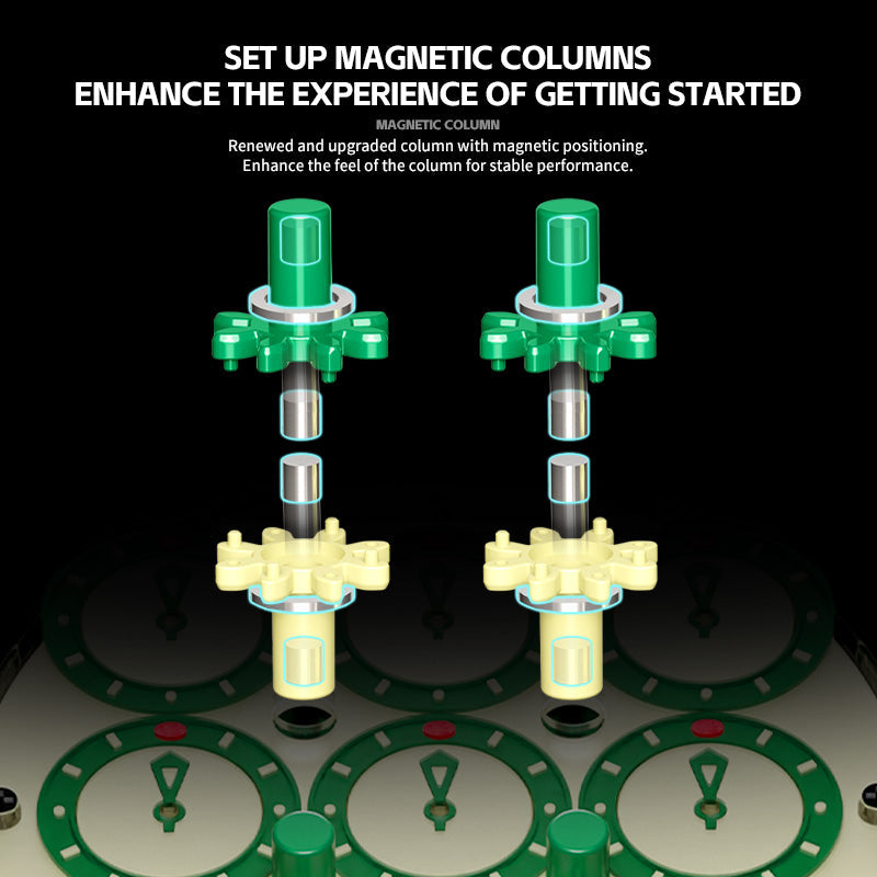 ShengShou Magnetic Clock V2 (Miracle Green Limited Edition)