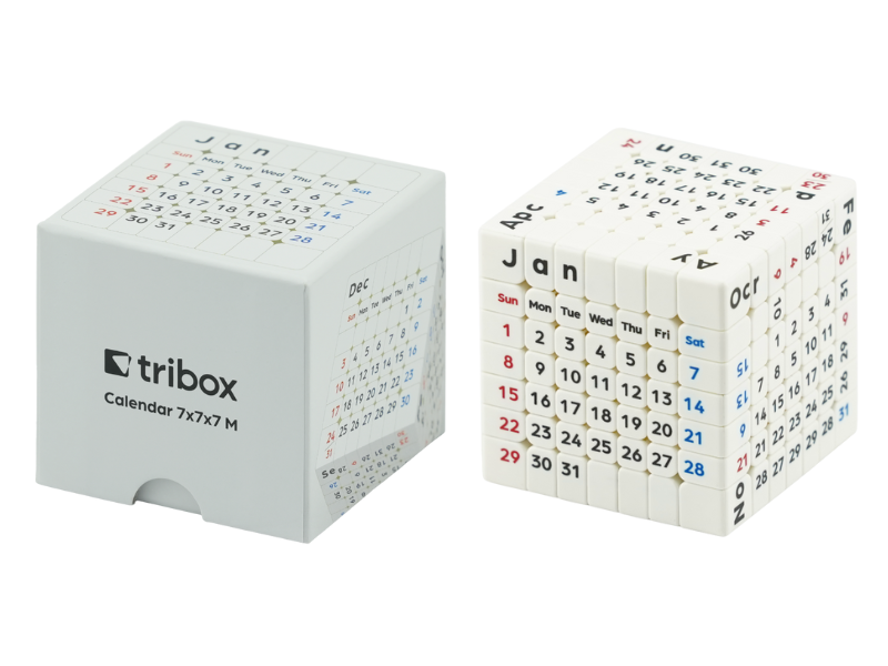 ZCube + Tribox Calendar 7x7 (Magnetic)